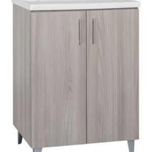 LAVATOIO WOODY TOP OLMO 60/50 ASSE LEGNO