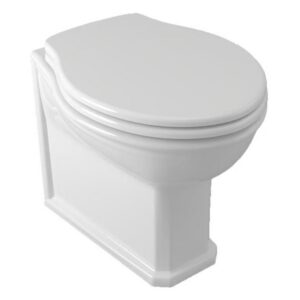 IMPERO VASO BTW RIMLESS BIANCO kit fissaggio
