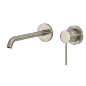 Miscelatore lavabo Circle Two alto h. 302  bocca 195 nickel spazzolato