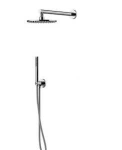 Kit doccia tondo :
- doccino
- flex
- curva presa acqua
- braccio
-soffione